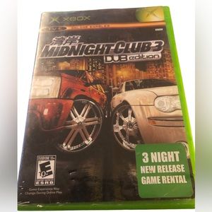 Midnight Club 3: DUB Edition (Microsoft Xbox, 2005) Video Game No Manual
